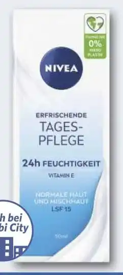 Combi Nivea Erfrischende Tagespflege oder reichhaltige Tagespflege aanbieding