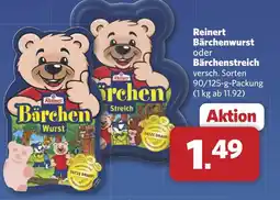 Combi Reinert Bärchenwurst oder Bärchenstreich aanbieding