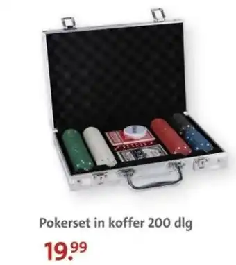 Bruna Pokerset in koffer 200 dlg aanbieding