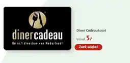 Bruna Diner Cadeaukaart aanbieding