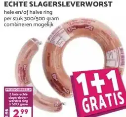 Boon`s Markt ECHTE SLAGERSLEVERWORST aanbieding