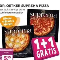 Boon`s Markt DR. OETKER SUPREMA PIZZA aanbieding