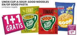 Boon`s Markt UNOX CUP-A-SOUP, GOOD NOODLES EN/OF GOOD PASTA combineren mogelijk aanbieding