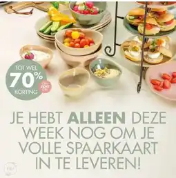 Boon`s Markt 70% KORTING JE HEBT ALLEEN DEZE WEEK NOG OM JE VOLLE SPAARKAART IN TE LEVEREN! aanbieding