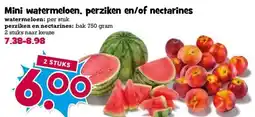 Boon`s Markt Mini watermeloen, perziken en/of nectarines aanbieding