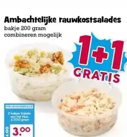 Boon`s Markt Ambachtelijke rauwkostsalades aanbieding