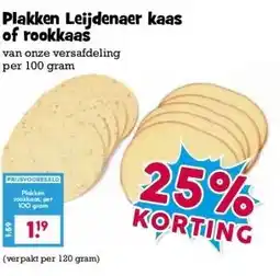 Boon`s Markt Plakken Leijdenaer kaas of rookkaas aanbieding