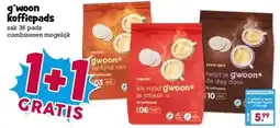Boon`s Markt g'woon koffiepads aanbieding