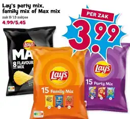 Boon`s Markt Lay's party mix, family mix of Max mix aanbieding