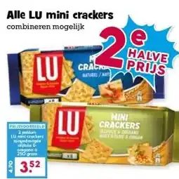 Boon`s Markt Alle LU mini crackers combineren mogelijk aanbieding