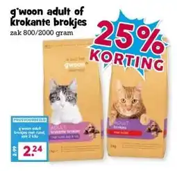 Boon`s Markt g'woon adult of krokante brokjes aanbieding