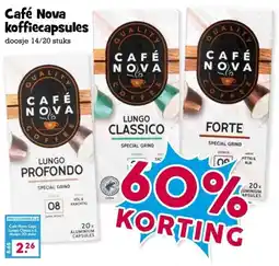 Boon`s Markt Café Nova koffiecapsules aanbieding