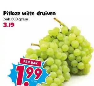 Boon`s Markt Pitloze witte druiven aanbieding