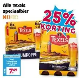 Boon`s Markt Alle Texels speciaalbier NIX18 aanbieding