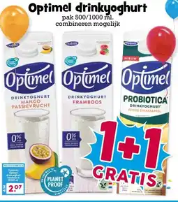 Boon`s Markt Optimel drinkyoghurt aanbieding