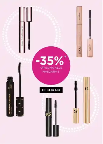 ICI Paris XL -35% OP BIJNA ALLE MASCARA'S aanbieding