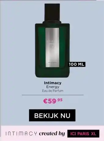 ICI Paris XL Intimacy Energy Eau de Parfum aanbieding