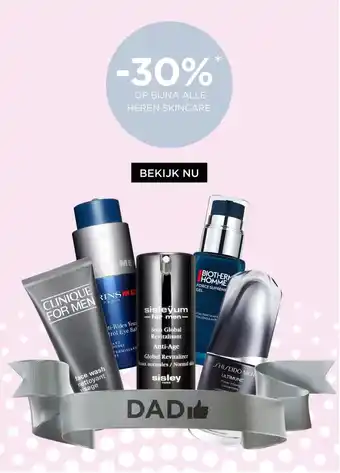 ICI Paris XL -30% OP BIJNA ALLE HEREN SKINCARE aanbieding