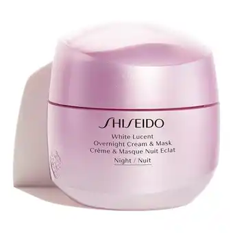 Douglas Shiseido White Lucent Overnight Cream & Mask aanbieding