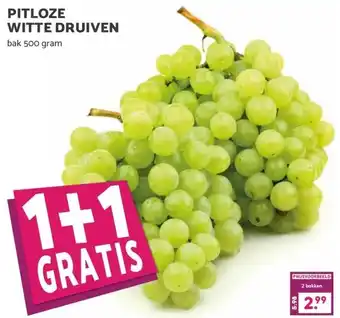 MCD Supermarkt PITLOZE WITTE DRUIVEN aanbieding