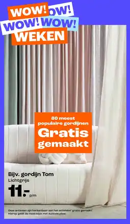 Kwantum Gordijn Tom aanbieding