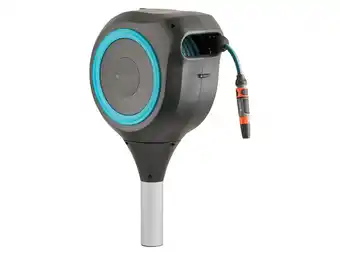 Lidl Gardena Tuinslangbox RollUp M grijs/blauw aanbieding