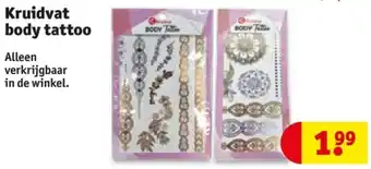 Kruidvat Kruidvat body tattoo aanbieding