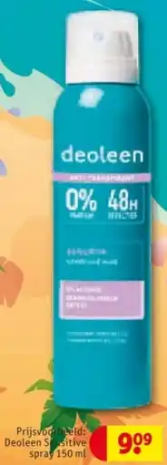 Kruidvat Deoleen Sitive spray aanbieding