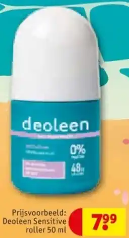 Kruidvat Deoleen Sensitive roller aanbieding