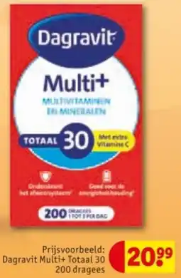 Kruidvat Dagravit Multi+ Totaal 30 aanbieding