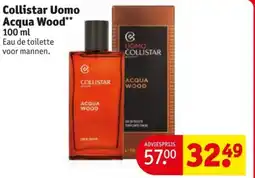 Kruidvat Collistar Uomo Acqua Wood aanbieding