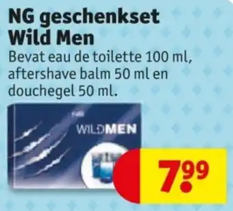 Kruidvat NG geschenkset Wild Men aanbieding