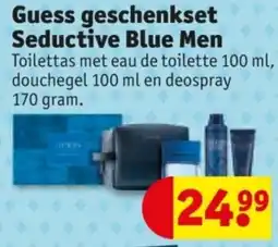 Kruidvat Guess geschenkset Seductive Blue Men aanbieding