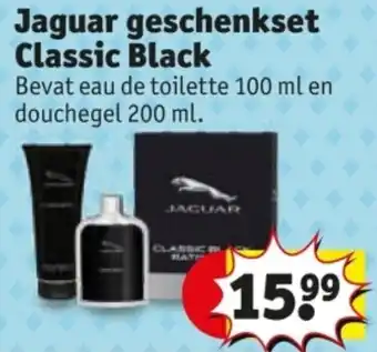 Kruidvat Jaguar geschenkset Classic Black aanbieding