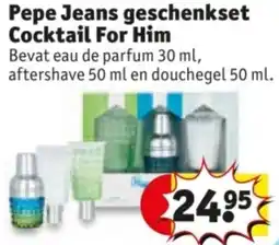 Kruidvat Pepe Jeans geschenkset Cocktail For Him aanbieding