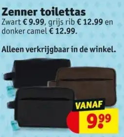 Kruidvat Zenner toilettas aanbieding