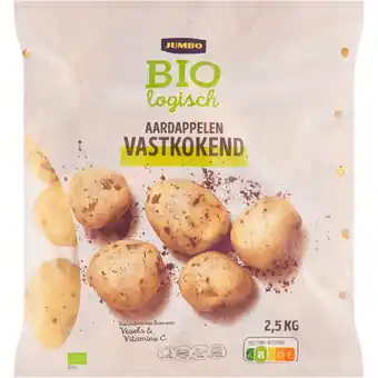 Jumbo Jumbo Biologisch Aardappelen Vastkokend 2,5KG aanbieding