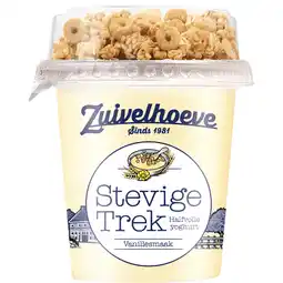 Jumbo Zuivelhoeve Stevige Trek Vanille 310g aanbieding