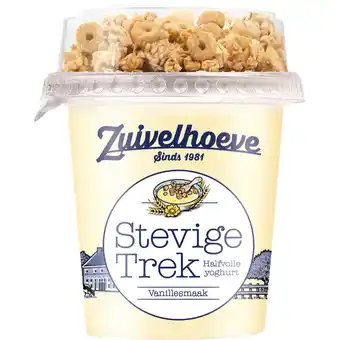 Jumbo Zuivelhoeve Stevige Trek Vanille 310g aanbieding