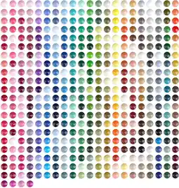 Amazon ARTDOT 445 kleuren DMC-diamantkralen, 89000 stuks, ronde kralen, vervanging voor diamantknutselset aanbieding