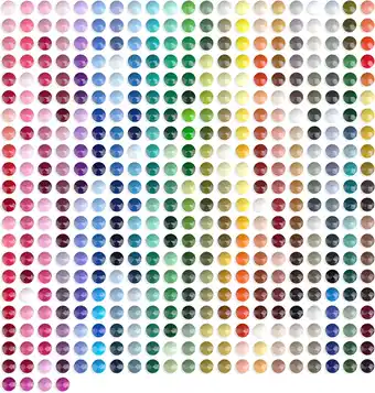Amazon ARTDOT 445 kleuren DMC-diamantkralen, 89000 stuks, ronde kralen, vervanging voor diamantknutselset aanbieding