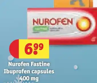 Kruidvat Nurofen Fastine Ibuprofen capsules 400 mg aanbieding