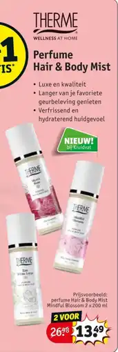 Kruidvat Perfume Hair & Body Mist Mindful Blossom aanbieding