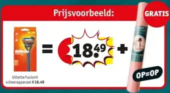 Kruidvat Gillette Fusion5 scheerapparaat aanbieding