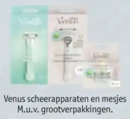 Kruidvat Venus scheerapparaten en mesjes aanbieding