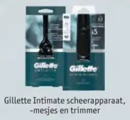 Kruidvat Gillette Intimate scheerapparaat, mesjes en trimmer aanbieding