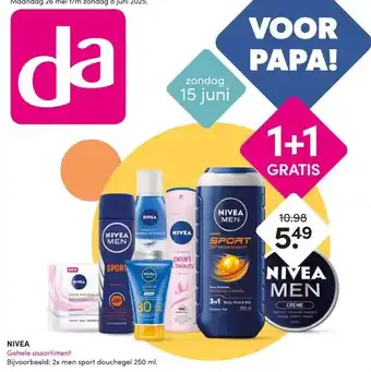 DA NIVEA Gehele assortiment aanbieding