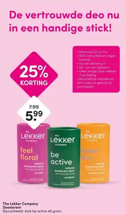 DA The Lekker Company Deodorant aanbieding