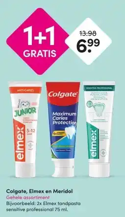DA Colgate, Elmex en Meridol Gehele assortiment aanbieding