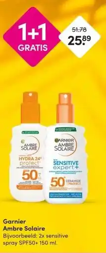 DA Garnier Ambre Solaire aanbieding